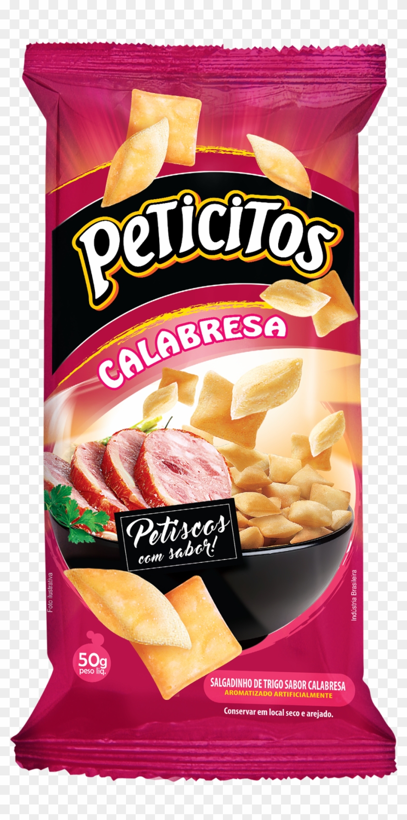 Peticitos Sabor Calabresa - Salgadinho De Trigo Peticitos Clipart #2568947