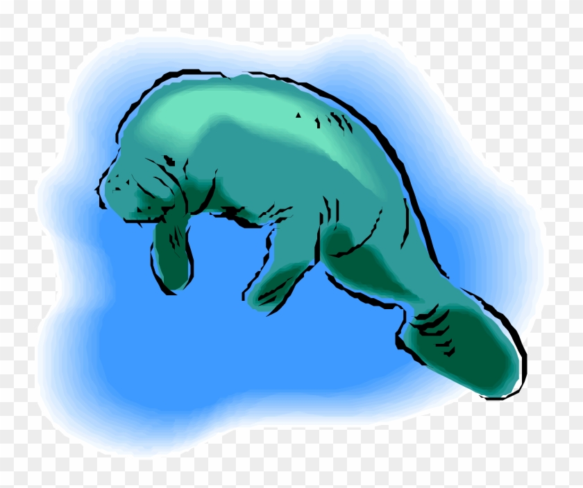 Sea Cow Clipart #2569517
