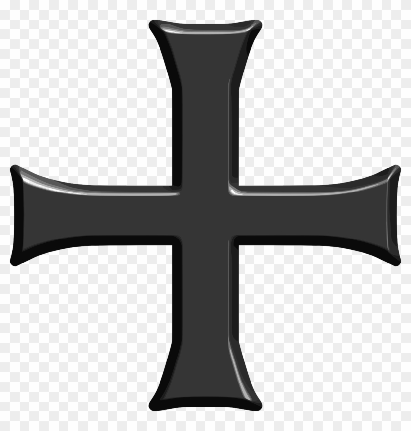 Crusade Cross Crusader Heraldry Png Image - Crusade Christian Cross White Clipart #2569791