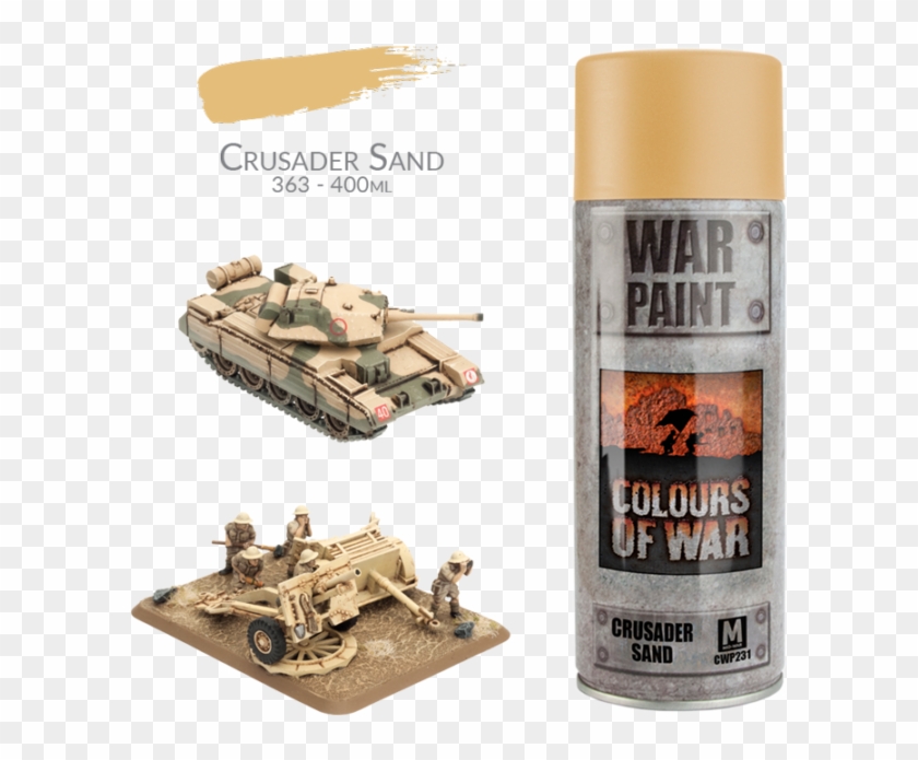 Flames Of War Bnib Crusader Sand Spray Cwp231 , Png - Flames Of War Dak Sand Clipart #2569835