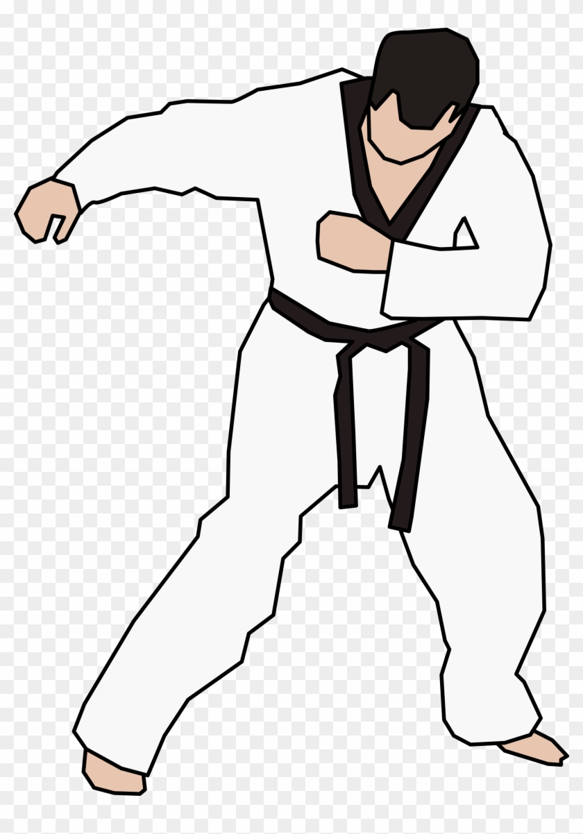 This Free Icons Png Design Of Taekwondo Fighter - Taekwondo Clipart Transparent