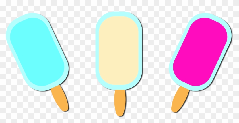 This Free Icons Png Design Of Three Ice Cream Bars - Icecream Cartoon Picture Pastel Color Vector Pixabay Clipart