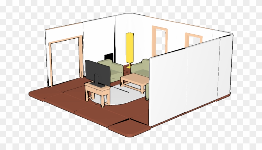 Living Room - Plywood Clipart #2570346