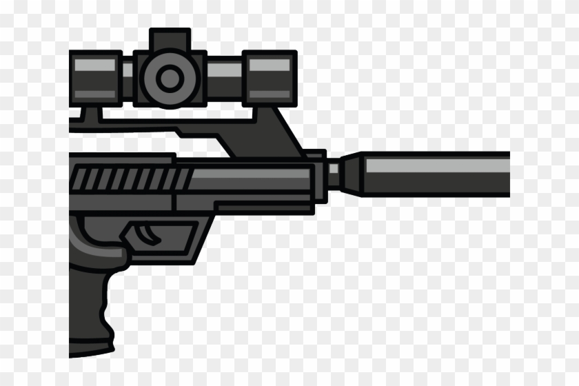 Hunting Rifle Cliparts - Sniper Gun Clipart - Png Download