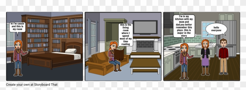 Characters Room - Cartoon Clipart