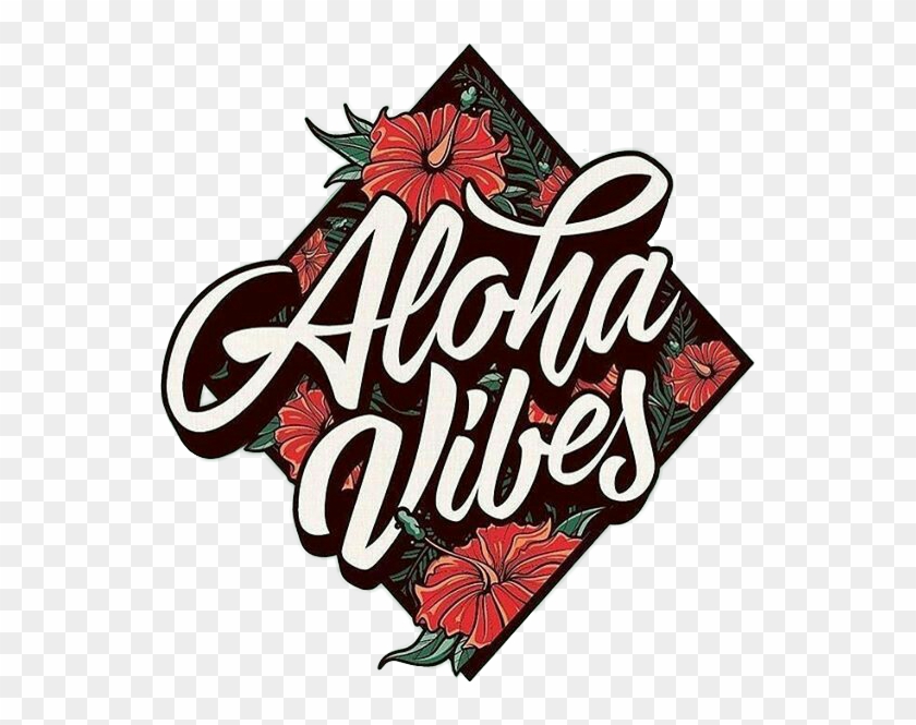 Summer Png Tumblr - Aloha Vibes Clipart@pikpng.com