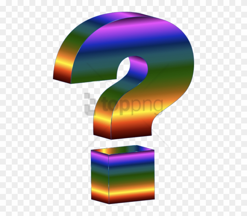 Free Png 3d Question Mark Png Png Image With Transparent - Rainbow Question Mark Gif Clipart #2571210