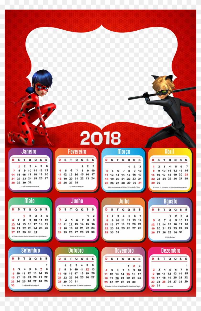 Calendario 2018 Png Para Clipart #2571513