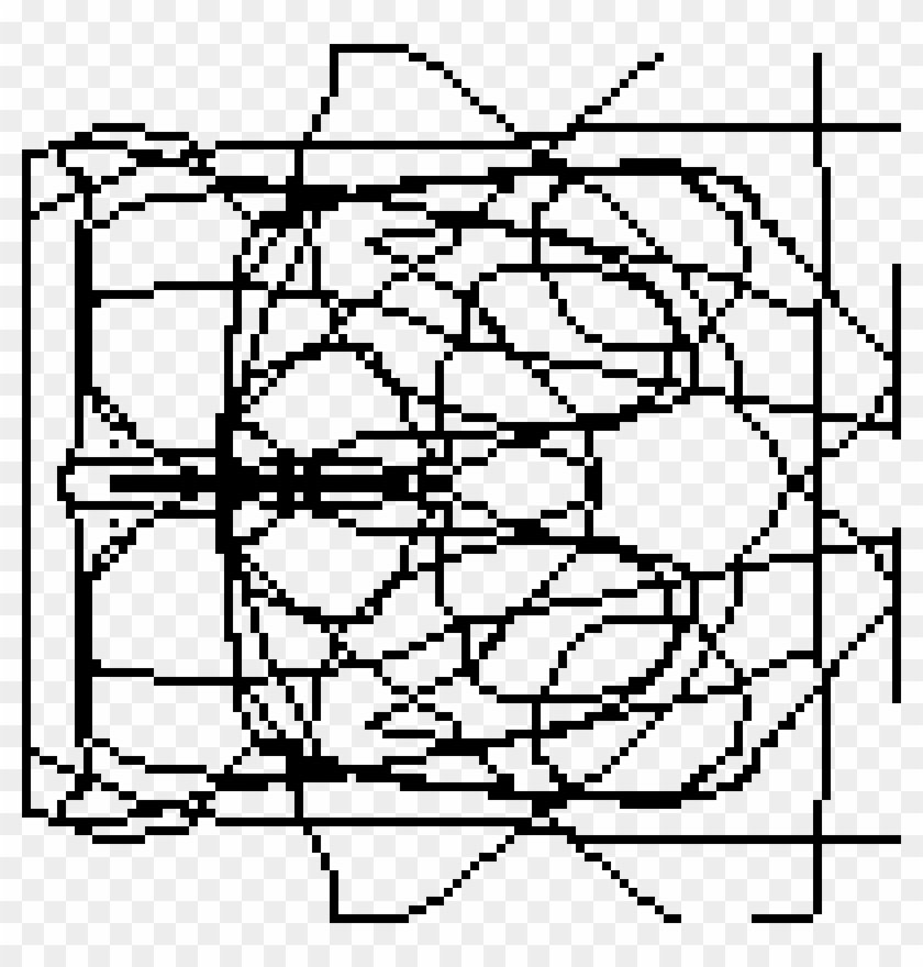 My Space Ship - Polar Graph Art Clipart #2571547