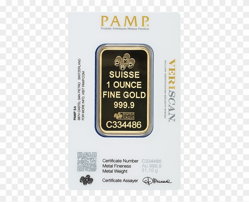 1 Oz Gold Bar Pamp Fortuna - Pamp 5 Tola Gold Bar Clipart #2571548