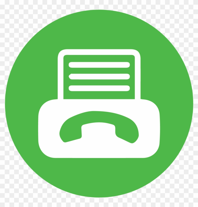 Green Fax Icon Png Clipart