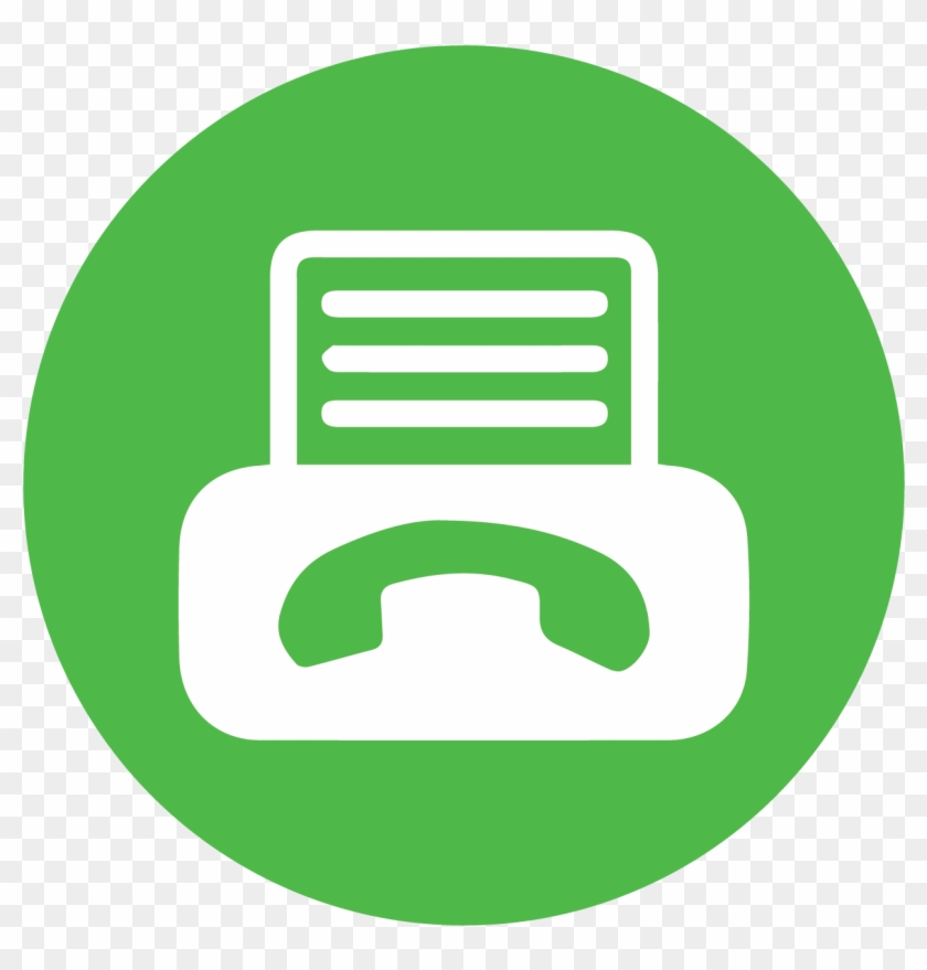 Green Fax Icon Png Clipart (#2571678) - PikPng