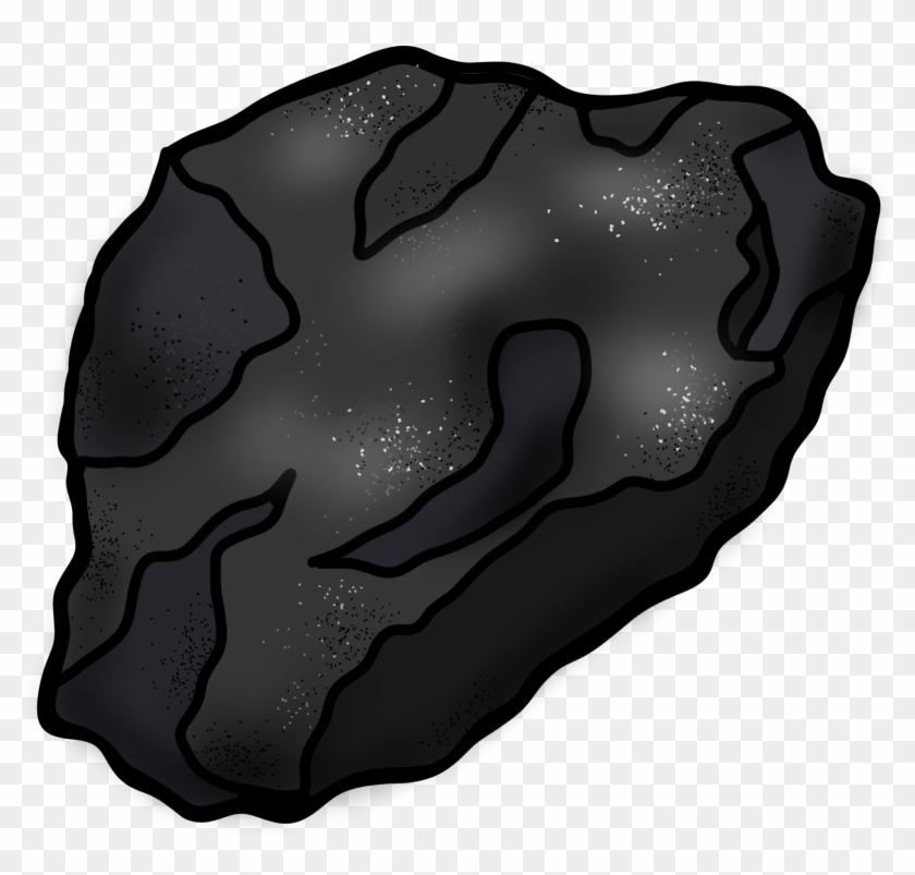 A Lump Of Coal For Christmas - Piece Of Coal Drawing Clipart #2572612