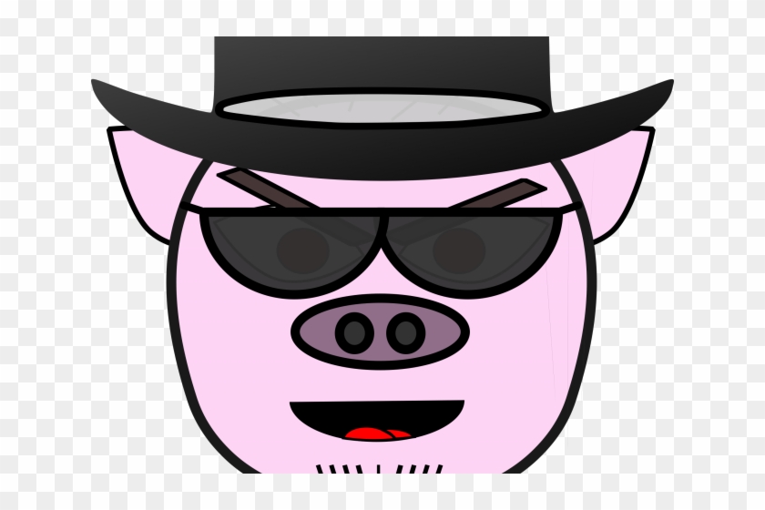 Evil Clipart Mouth - Sket Kepala Babi - Png Download #2572794