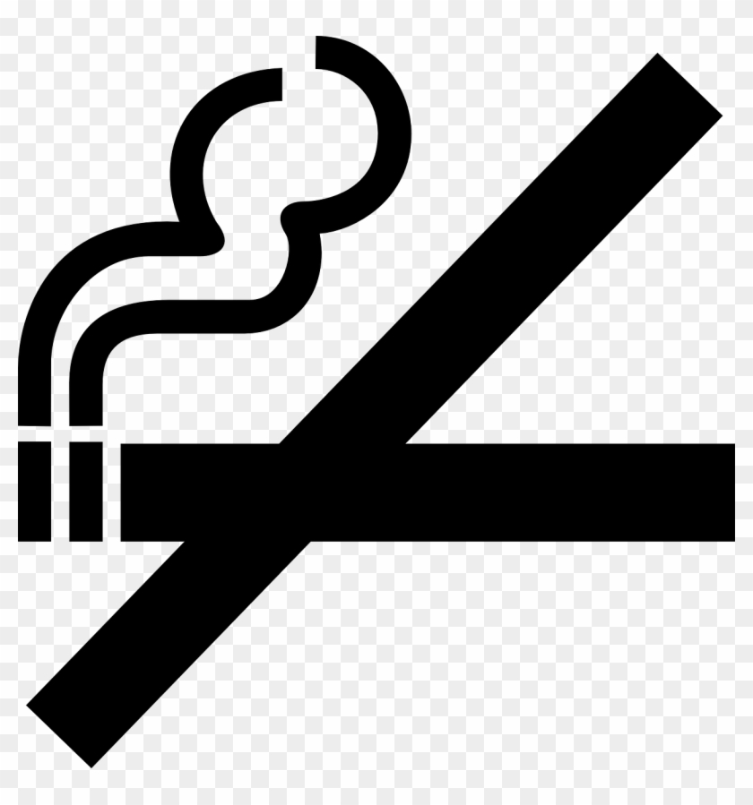 No Smoking Sign Healthy Png Image - No Smoking Black Transparent Clipart