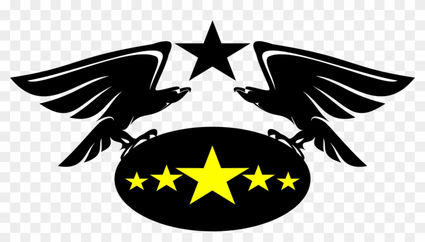 Vector Eagle Shield - Logo Burung Elang Png Clipart