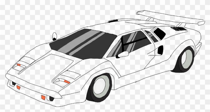 Lamborghini Countach Png - Lamborghini Countach Clipart