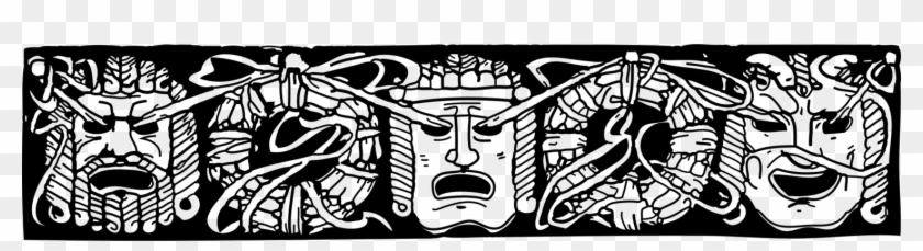 1511 X 340 3 0 - Mask Border Clipart