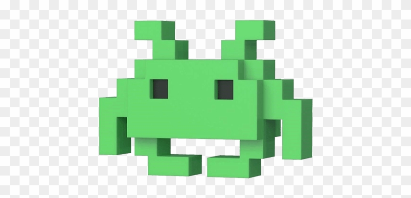 Funko 8 Bit Pop Retro S2 Space Invaders Md Invader - Funko Pop Space Invader Clipart