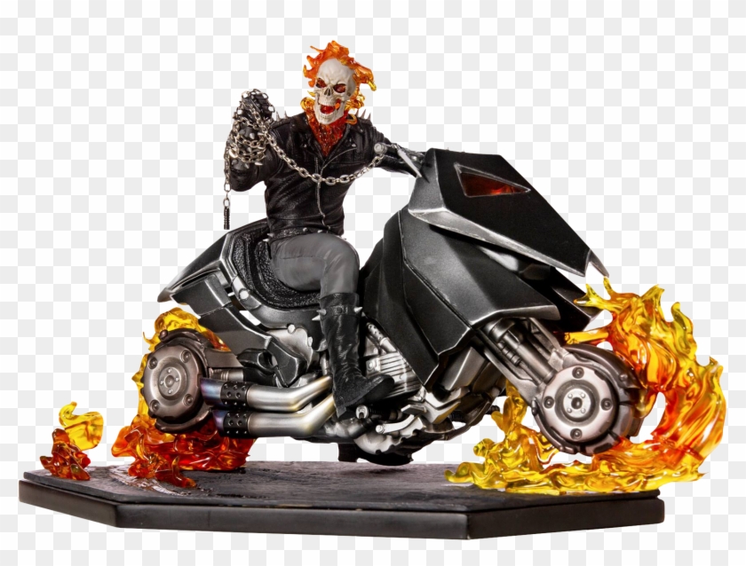 Ghost Rider Exclusive 1/10th Scale Statue - Ghost Rider Iron Studios Clipart #2574876