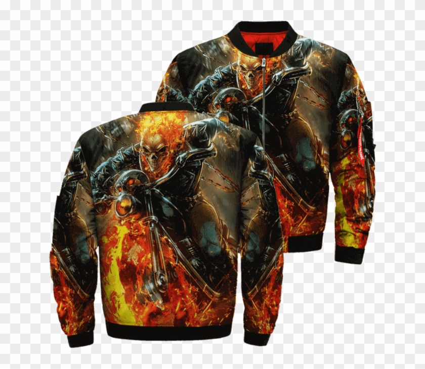 Com Cosmic Ghost Rider 4 Variant Skull Over Print Jacket - Im A Farmer I Dont Stop When Im Tired I Stop When Im Clipart #2574926