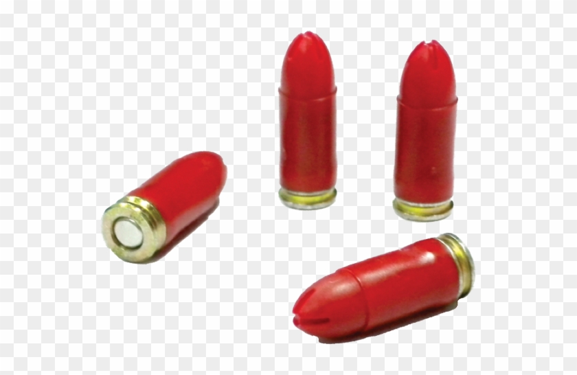Available In Calibres - Red Plastic Bullet Clipart