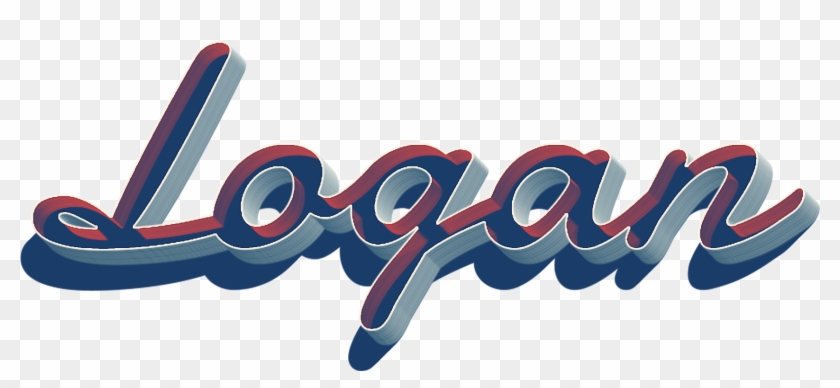 Logan 3d Letter Png Name - Graphic Design Clipart