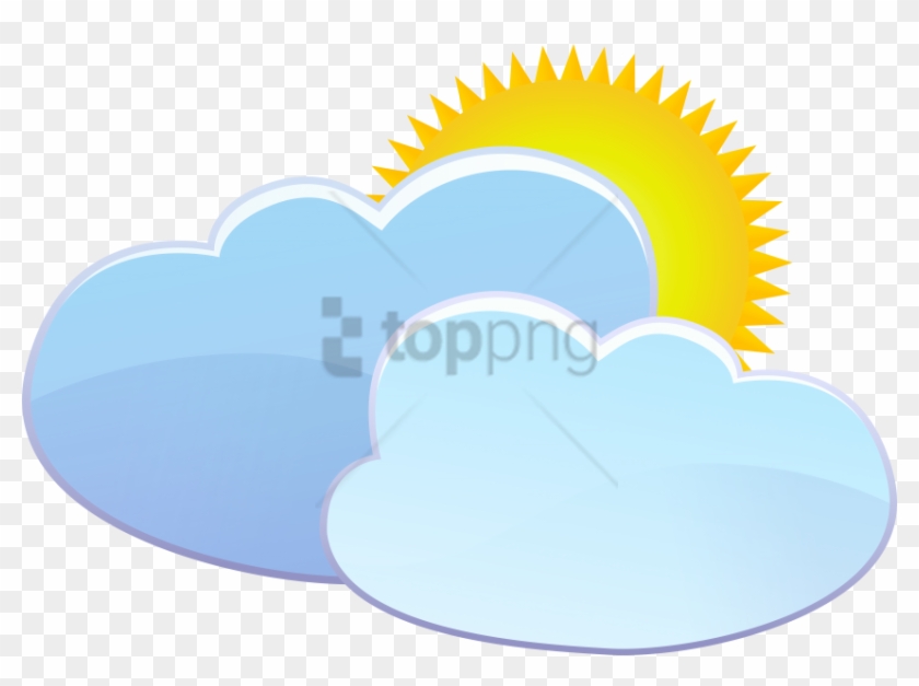 Free Png Clouds And Sun Weather Icon - Dar E Arqam School Logo Clipart #2575877