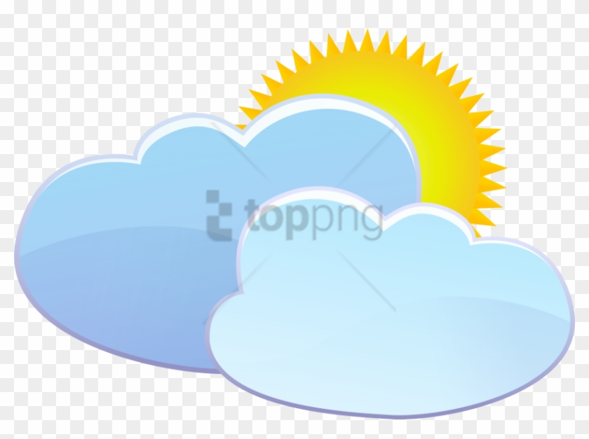 Free Png Clouds And Sun Weather Icon - Dar E Arqam School Logo Clipart