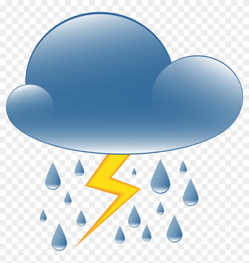 Thundery Showers Weather Icon Png Clip Art Transparent Png