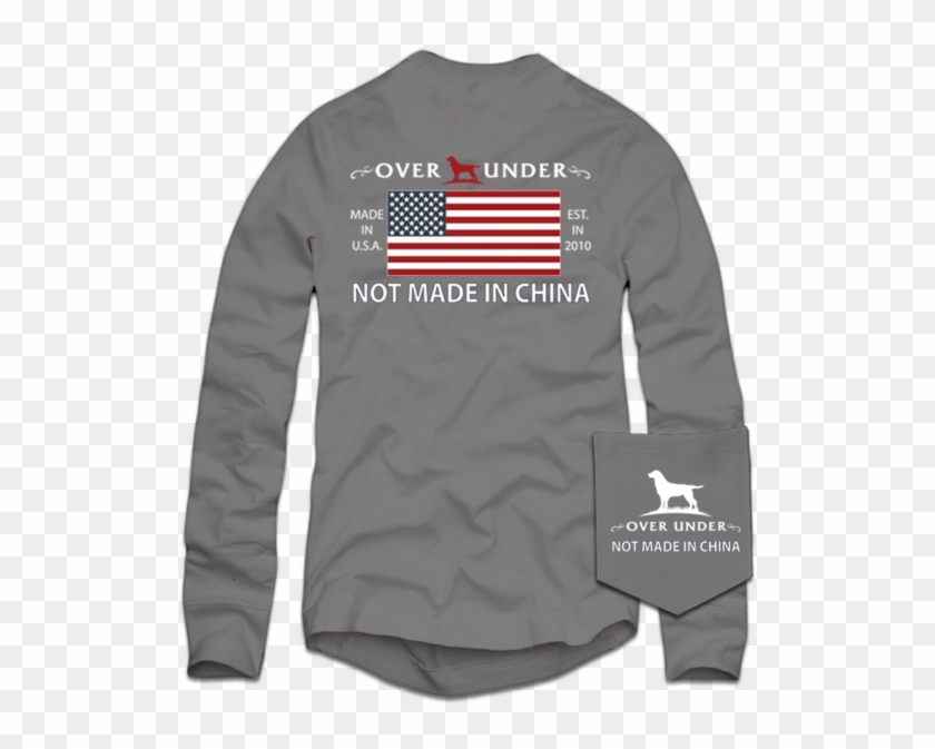 L/s Not Made In China Hurricane T-shirt - T-shirt Clipart