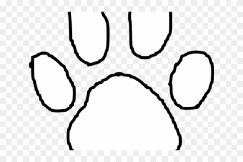 Download Bear Paw Outline Silhouette Clipart 2576009 Pikpng