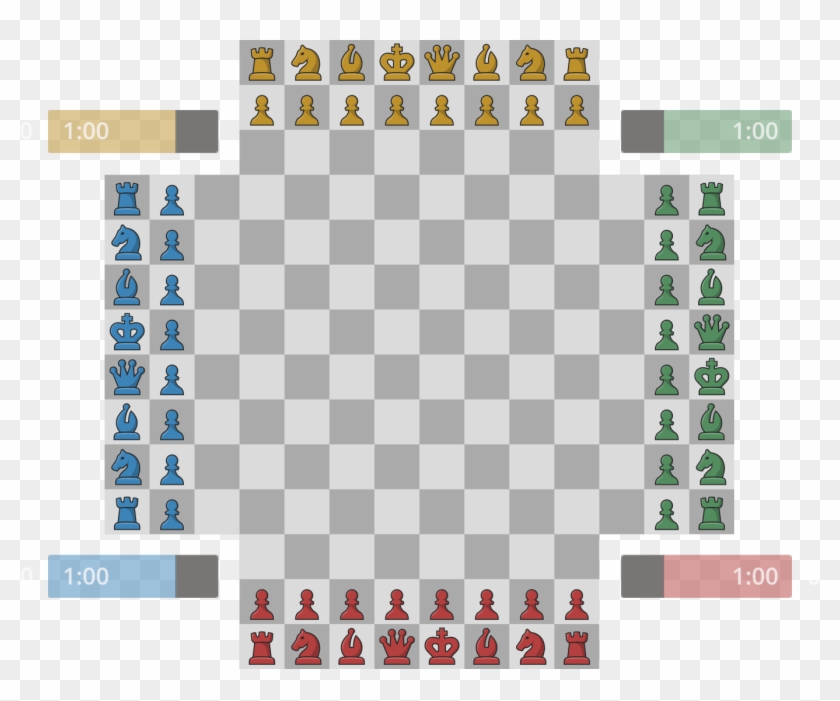 Four Player Chess Clipart