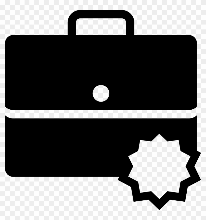 Job Vector Image Black And White - New Job Icon Clipart