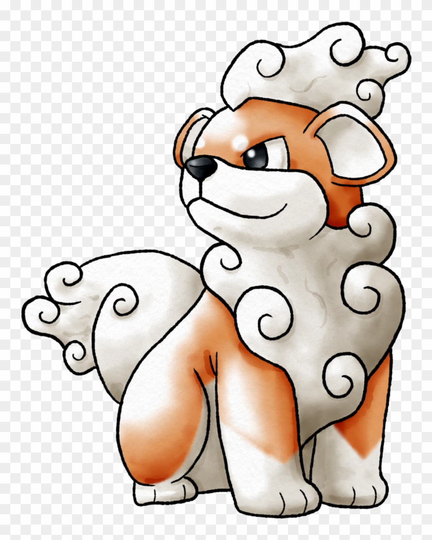 The New 151 058 Growlithe / 059 Arcanine[[more]] Growlithe - Cartoon Clipart