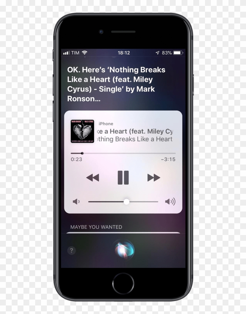 Siri Now Playing Ios - Iphone Clipart