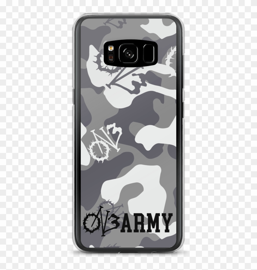 Grey Camo Samsung Galaxy Case - Iphone Clipart