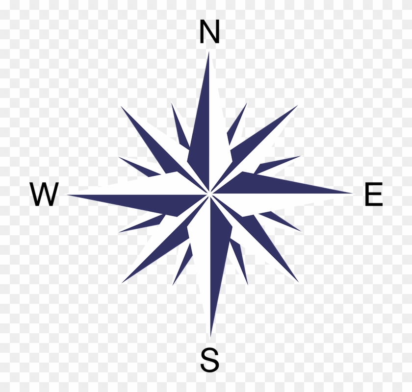 Image Result For Compass Rose - Simple Compass Tattoos For Men Clipart #2577319