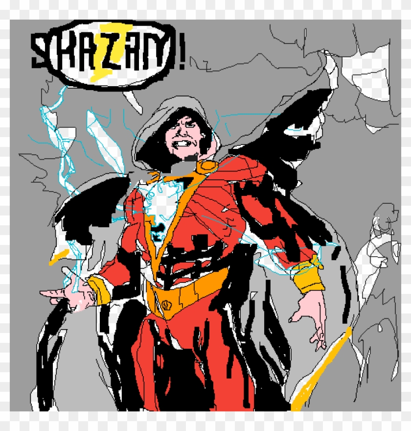 Shazam - Cartoon Clipart