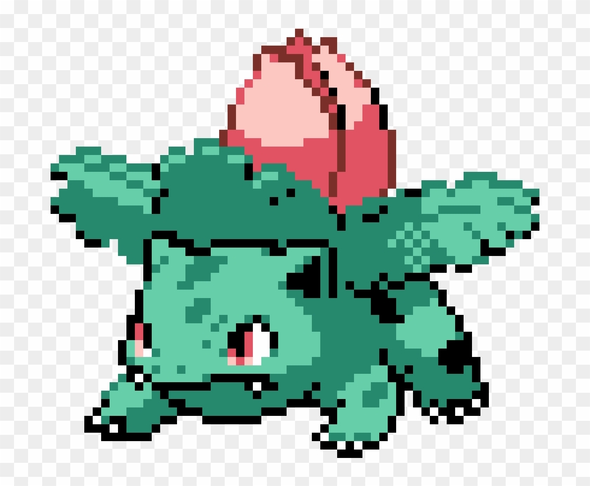 Ivysaur - Minecraft Ivysaur Pixel Art Clipart