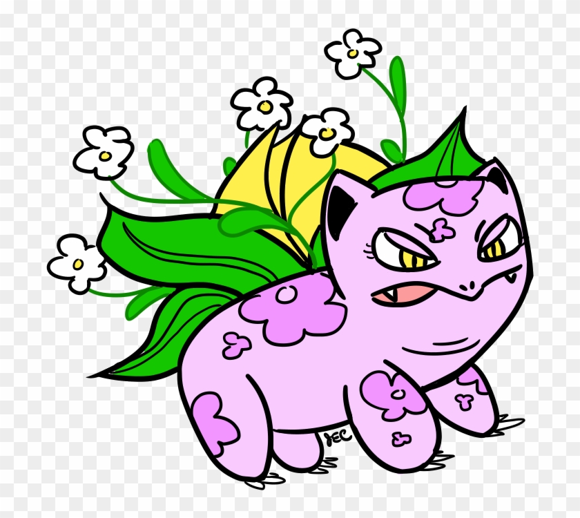 002-ivysaur Grass/fairy Type Fairy Type Ivysaur's Bulb - Cartoon Clipart