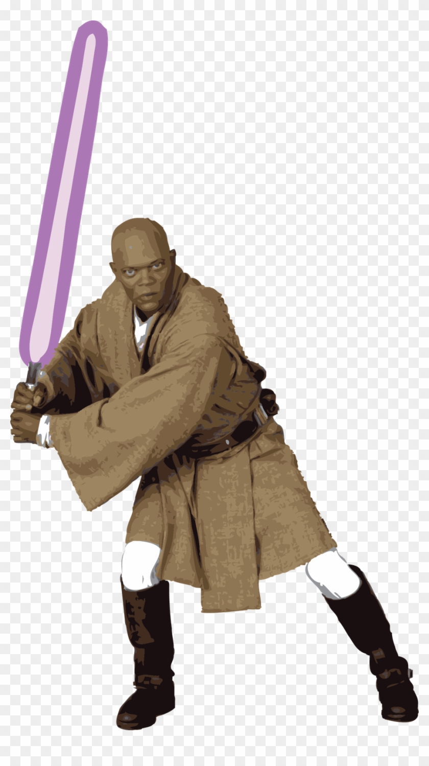 Piezas Finales - Star Wars Mace Windu Png Clipart