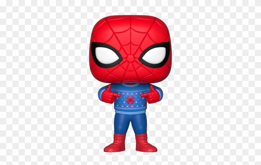Vinyl Figure Spidey Already Has Captured Our Hearts - Christmas Spider Man Funko Pop Clipart