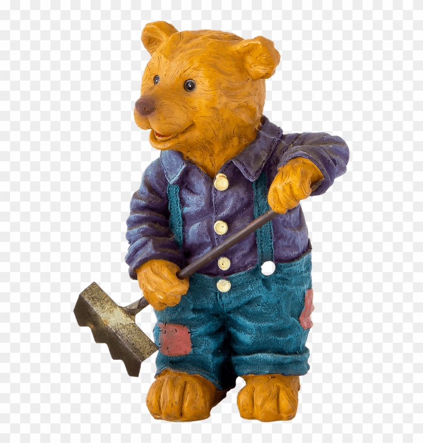 Clay Figure Png , Png Download - Teddy Bear Clipart #2578282