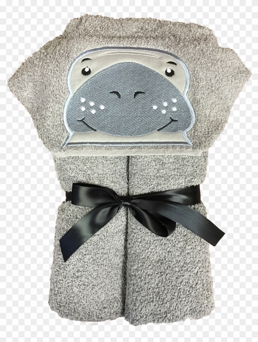 Hooded Manatee Bath Towel - Koala Clipart