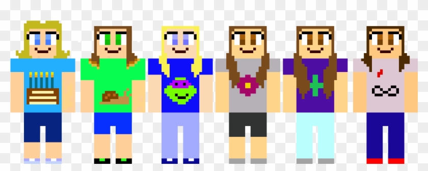 Minecraft Skins - Illustration Clipart
