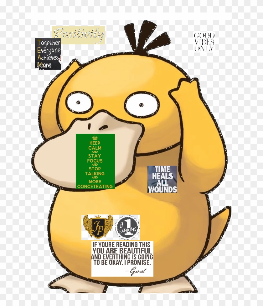 Confused Psyduck Meme Clipart , Png Download - Pokemon Go Psyduck Transparent Png