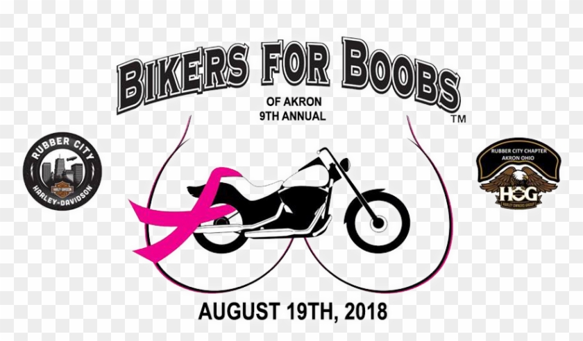 2018 Akron Bikers For Boobs - Harley Owners Group Clipart