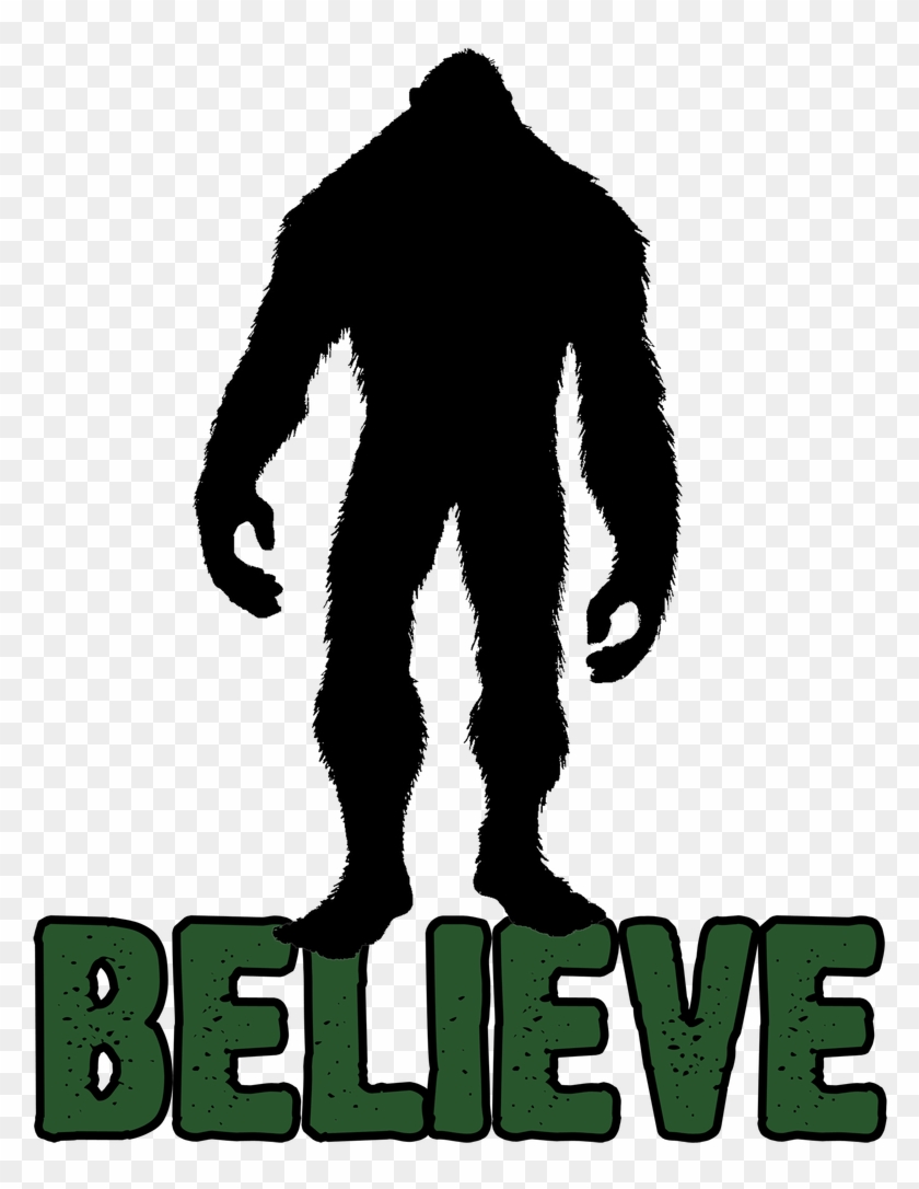 Sasquatch Nope They Don't Exist - Sasquatch Logo Clipart