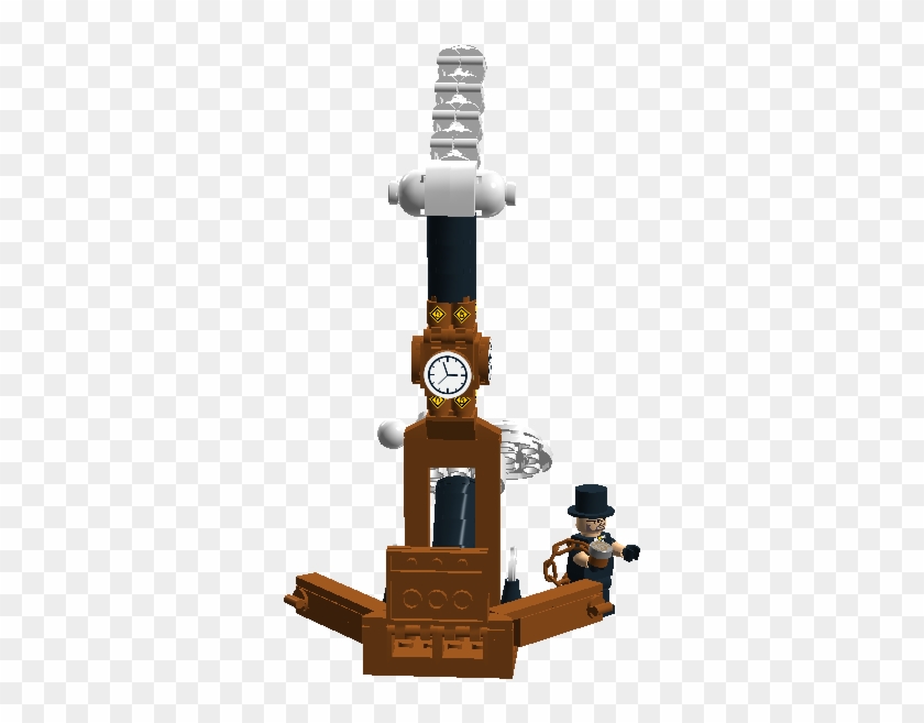 Steampunk Time Machine - Metal Clipart